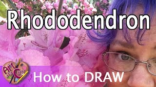 How to draw a Rhododendron flower [upl. by Notxam750]