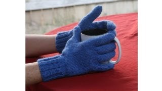 Learn to Knit Gloves Parts 19 [upl. by Keeryt785]