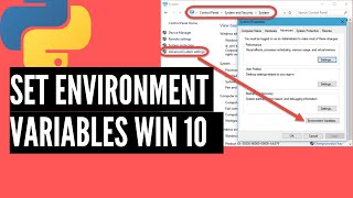 How to set environment variable Windows 10 [upl. by Osyth886]