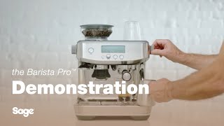 The Barista Pro™  Make your perfect latte from bean to cup  Sage Appliances UK [upl. by Candi]