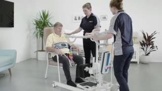 Aidacare Training Video  Manual Handling  Sit To Stand [upl. by Adrienne]