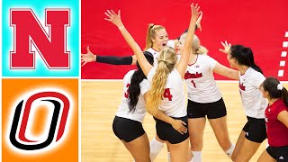 4 Nebraska vs Omaha Highlights  NCAA Womens Volleyball  2023 College Volleyball [upl. by Frendel491]