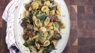 Pasta with Meatballs and Escarole [upl. by Ceciley350]