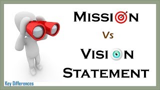 Mission Statement Vs Vision Statement Definition examples and comparison chart [upl. by Ilram]