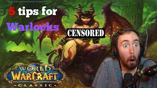 5 Warlock Tips for Classic Wow [upl. by Snook]