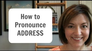 How to Pronounce ADDRESS  American English Heteronym Pronunciation Lesson [upl. by Rodd]