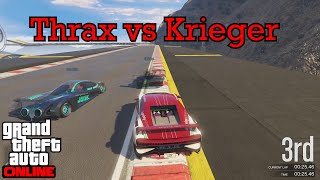 Thrax vs Krieger  GTA 5 Stunt Races [upl. by Viscardi]