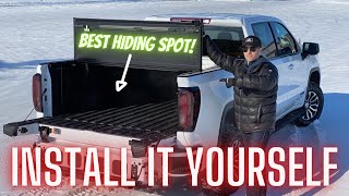 Hard Folding Tonneau  Box Cover Install GMC Sierra Chevy Silverado [upl. by Max543]