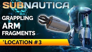 Prawn Suit Grappling Arm Fragments Location 3  SUBNAUTICA [upl. by Ennazus]