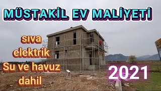 müstakil ev maliyeti [upl. by Ecissej]