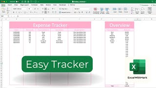 How To Build Expense Tracker In Excel [upl. by Aibat]