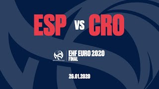 RELIVE  Spain vs Croatia  Final  Mens EHF EURO 2020 [upl. by Kcirret]