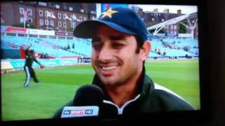 Saeed Ajmal funny interview No 2 [upl. by Babbette]