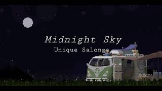 Midnight Sky  Unique Salonga LYRIC VIDEO [upl. by Aicnerolf]