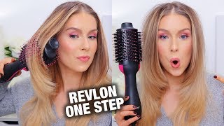 REVLON OneStep Volumizer Hair Dryer Oval Brush  Review amp Demo [upl. by Gatian]