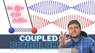 Coupled Pendulum  Normal Modes amp Frequencies  Lagrangian Approach [upl. by Nerrag]