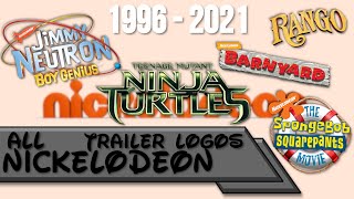 All Nickelodeon Trailer Logos 19962021 [upl. by Pattie885]