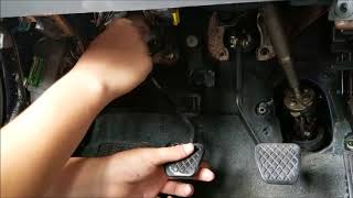 clutch pedal adjustment [upl. by Chaddy]