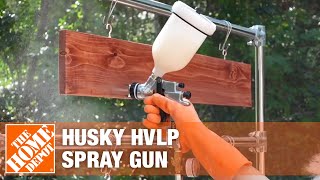 HVLP Paint Spray Gun  The Home Depot [upl. by Ocirled]