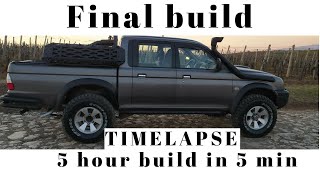 Mitsubishi L200 timelapse build [upl. by Rawden]