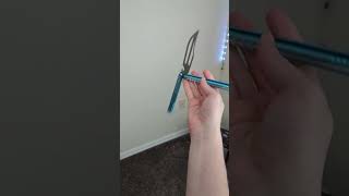 Icepick Spin Intermediate Variations  Balisong Tricks [upl. by Akehs90]