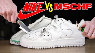 Nike Air Force 1 vs MSCHF Super Normal [upl. by Ludwigg]