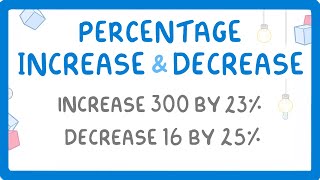 GCSE Maths  Percentage Increase and Decrease Multiplier Method 93 [upl. by Argent]