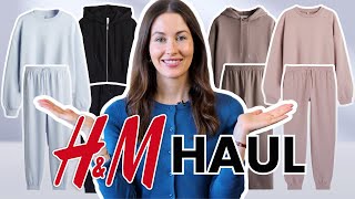 HampM Cozy Sweatpants TryOn Haul  Matching Sets amp Everyday Joggers [upl. by Franni]