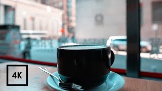 Cafe Sounds for Study Coffee Shop Ambience Lofi Hiphop Chillhop 4k [upl. by Nitsrek]