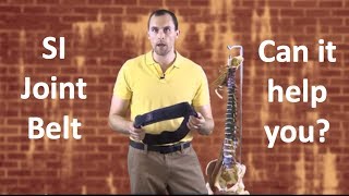 How To Use An SI Belt To Relieve Your Sacroiliac Joint Pain [upl. by Darian521]