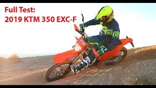 2019 KTM 350 EXC F Full Test [upl. by Annaesor]