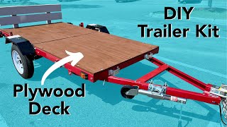 How to Build Wood Sides for Utility Trailer  DIY Homesteading Videos  EastTexasHomestead [upl. by Erdnaed]