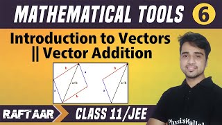 Mathematical Tools 06  Introduction to Vectors  Vector Addition  Class 11JEE  RAFTAAR [upl. by Erich819]