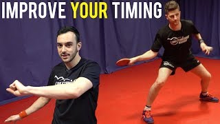 3 Easy Drills To Improve Timing in Table Tennis [upl. by Gosnell]