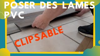 comment poser des lames pvc clipsable  tuto [upl. by Dona]