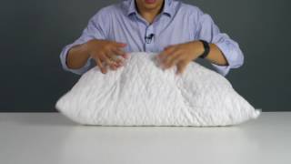 COOP HOME GOODS ADJUSTABLE PILLOW INSTRUCTIONS [upl. by New119]