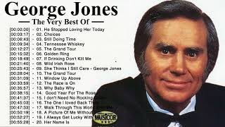 George Jones Greatest Hits  George Jones Best Songs [upl. by Aelak]