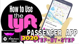 ✅How to use the Lyft Rider App 2020 [upl. by Alwin]