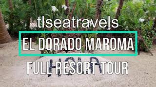 El Dorado Maroma Full Resort Tour [upl. by Ellerehs]