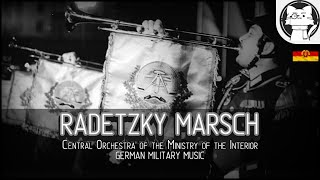 Radetzky March Op 228  GDR VERSION 【German Military Music】Nationale Volksarmee [upl. by Fitzger]