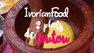 IvorianFood  Recette  FOUTOU de Côte dIvoire [upl. by Salohci]