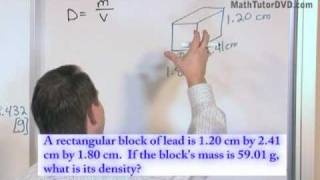 Density in Chemistry  Practice Problem [upl. by Zenia]