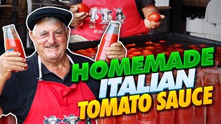 How To Make HOMEMADE TOMATO SAUCE Like an Italian Nonno [upl. by Artekal]