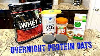 EASY OVERNIGHT PROTEIN OATS Quick n Healthy [upl. by Onid414]