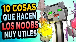 ✅ 10 Cosas de Noobs ÚTILES en Minecraft 8 [upl. by Heron847]