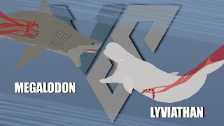 Megalodon vs Livyatan  Animation [upl. by Aihsekin]