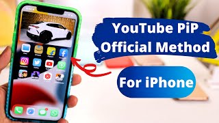 How to use YouTube PiP on iPhone Latest Official Method   iOS 14 amp iOS 15 [upl. by Seumas230]