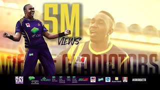 Quetta Gladiators Official Song ‘We The Gladiators’  feat DJ Bravo and Team Gladiators [upl. by Alyda]