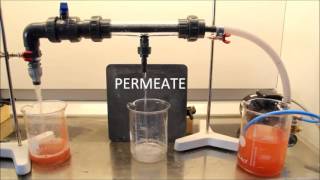 Cross Flow Filtration on SiC Membranes [upl. by Stanzel]