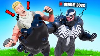 The VENOM BOSS Challenge in Fortnite [upl. by Nylimaj597]